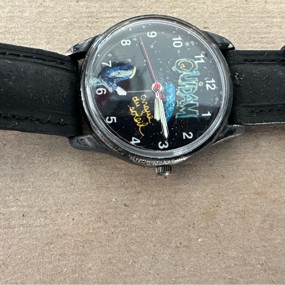 Black Leather Strap Watch Cirque du Soleil Quidam watch